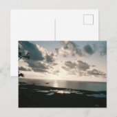 モンテロッソ・チンクエの夕日 ポストカード (正面/裏面)