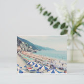 モンテロッソ・チンクエ・テッレ イタリア ビーチ 風景写真 ポストカード (スタンド正面)