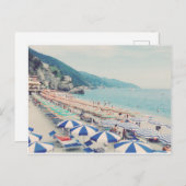 モンテロッソ・チンクエ・テッレ イタリア ビーチ 風景写真 ポストカード (正面/裏面)