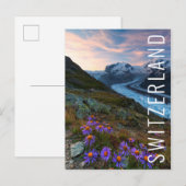 モンテローザ氷河 |スイス ポストカード (正面/裏面)