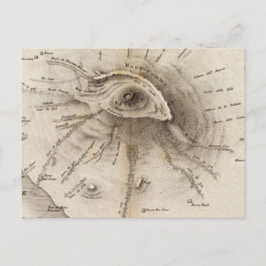 モンテヴェスヴェ ポストカード (正面)