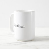 モンテ・クリスト伯待て、そして希望せよ夕焼け コーヒーマグカップ (正面左)