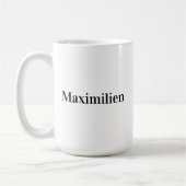 モンテ・クリスト伯待て、そして希望せよ夕焼け コーヒーマグカップ (左)