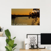 モンデュラン湖サンセットポスター ポスター (ホームオフィス)