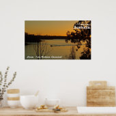 モンデュラン湖サンセットポスター ポスター (キッチン)