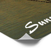 モンデュラン湖サンセットポスター ポスター (角)