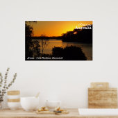 モンデュラン湖サンセットポスター ポスター (キッチン)