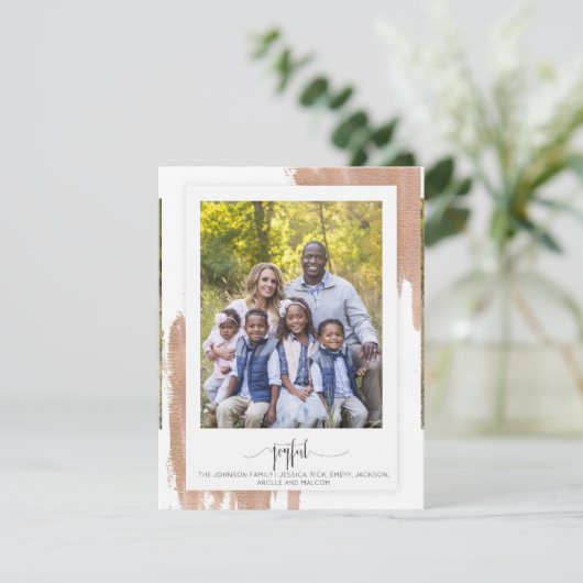 モンデルジョイクリスマスカード(金ゴールド要素あり) シーズンカード (スタンド正面)