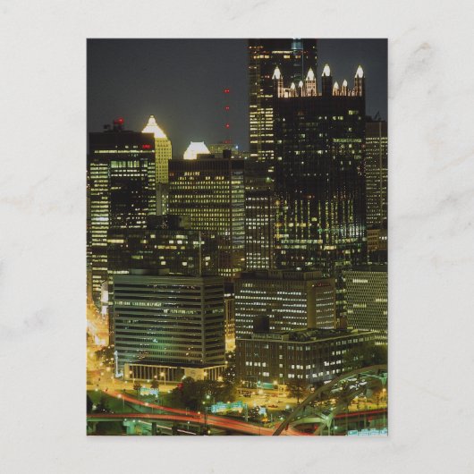 モントガヘラ川とフォートピッツバーグ橋，ペン ポストカード (正面)