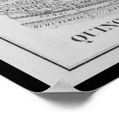 モントクレアマップPAペンシルバニア1871 ポスター (角)