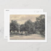 モントゴメリー通り、ブルームフィールド、ニュージャージー州 ヴィンテージ ポストカード (正面/裏面)