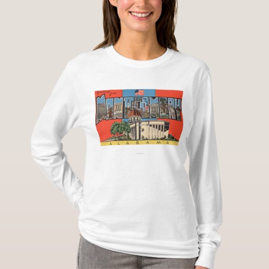 モントゴメリー、アラバマ(首都Bldg) Tシャツ (正面)