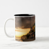 モントサンミシェルアイランドチャーチノルマンディ ツートーンマグカップ (左)