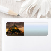 モントサンミシェルアイランドチャーチノルマンディ ラベル (インサイチュ)