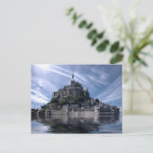 モントサンミシェルチャーチノルマンディ ポストカード (スタンド正面)