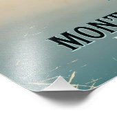 モントサンミシェルヴィンテージ旅行ポスター フォトプリント            (角)