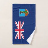 モントセラトの国旗 バスタオルセット (ハンドタオル)