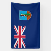 モントセラトの国旗 横断幕 (縦)