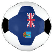 モントセラトの旗 サッカーボール (回転)