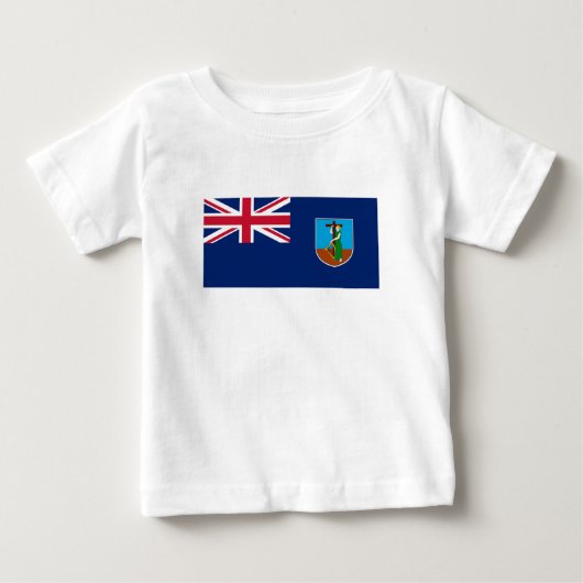 モントセラトの旗 ベビーTシャツ (正面)