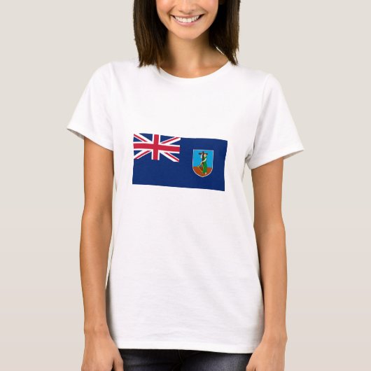 モントセラトの旗 Tシャツ (正面)
