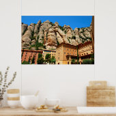 モントセラト修道院,カタロニア,スペイン ポスター (キッチン)