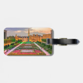 モントデアートブリュッセルベルギー様式化 ラゲッジタグ (裏面横)