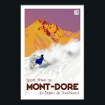 モントドーレ ポスター<br><div class="desc">ヴィンテージスノーボードポスター</div>