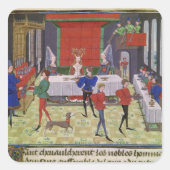 モントバンとクラリセのルノーの結婚 スクエアシール (正面)