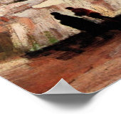 モントマルトルの丘と採石場バイビンセント・ヴァン・ゴッホ ポスター (角)