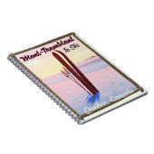 モントランブラントのケベックスキーのポスター。 ノートブック (右側)