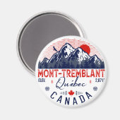 モントランブラントカナダケベックスキーマウンテン マグネット (正面/裏面)