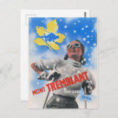 モントランブラントカナダヴィンテージのポスター1939 ポストカード (正面/裏面)