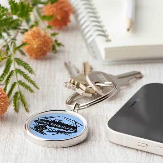 モントランブラントケベックスキーロゴキーチェーン キーホルダー (側面)