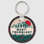 モントランブラントケベックローレンティアンマウンテンズカナダ キーホルダー (正面)