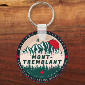 モントランブラントケベックローレンティアンマウンテンズカナダ キーホルダー (正面)