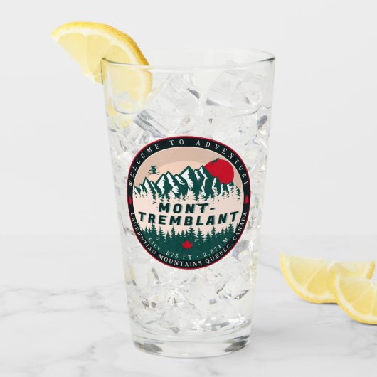 モントランブラントケベックローレンティアンマウンテンズカナダ タンブラーグラス (アイス正面)