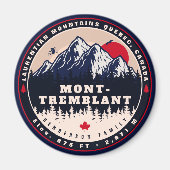 モントランブラントケベックローレンティアンマウンテンズカナダ マグネット (正面)