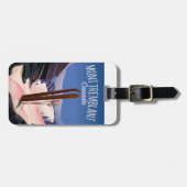 モントランブラントスキーカナダポスター ラゲッジタグ (正面横)