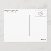 モントリオア（カナダ） ポストカード (裏面)