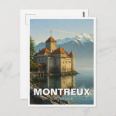モントリオックススイスシャトーデチロン ポストカード (正面/裏面)