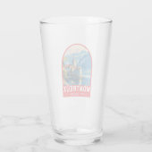 モントリオックススイストラベルアートヴィンテージ タンブラーグラス (裏面)