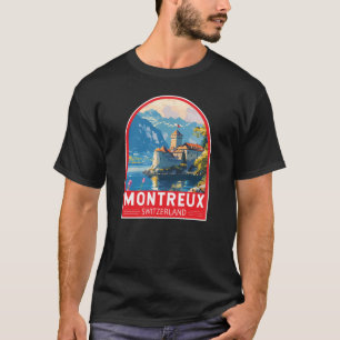 モントリオックススイストラベルアートヴィンテージ Tシャツ