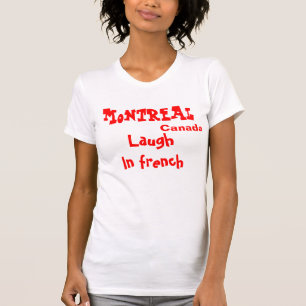 モントリオールおもしろいカナダTシャツ Tシャツ
