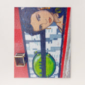 モントリオールのグラフィティ。 ジグソーパズル (縦)