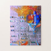 モントリオールのグラフィティ。 ジグソーパズル (縦)