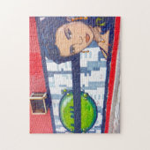 モントリオールのグラフィティ。 ジグソーパズル (縦)