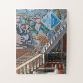 モントリオールのグラフィティ。 ジグソーパズル (縦)