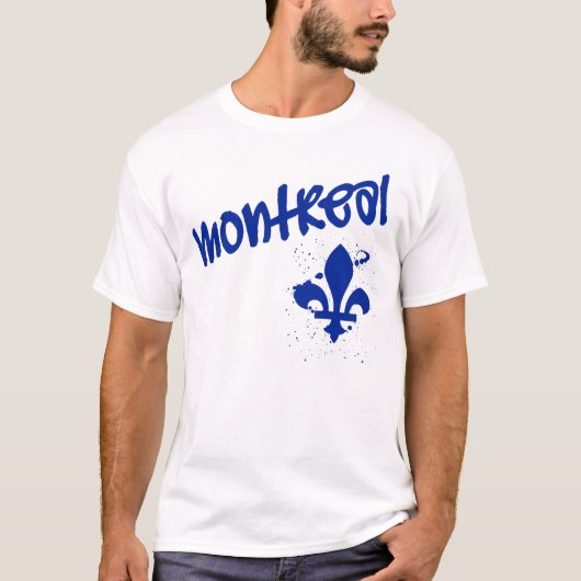 モントリオールのグラフィティ Tシャツ (正面)