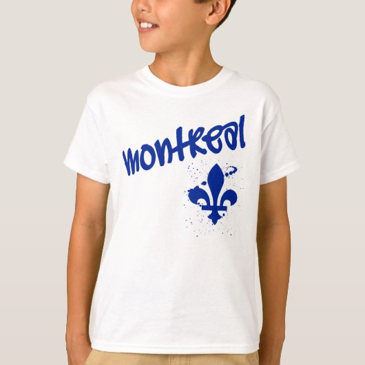モントリオールのグラフィティ Tシャツ (正面)